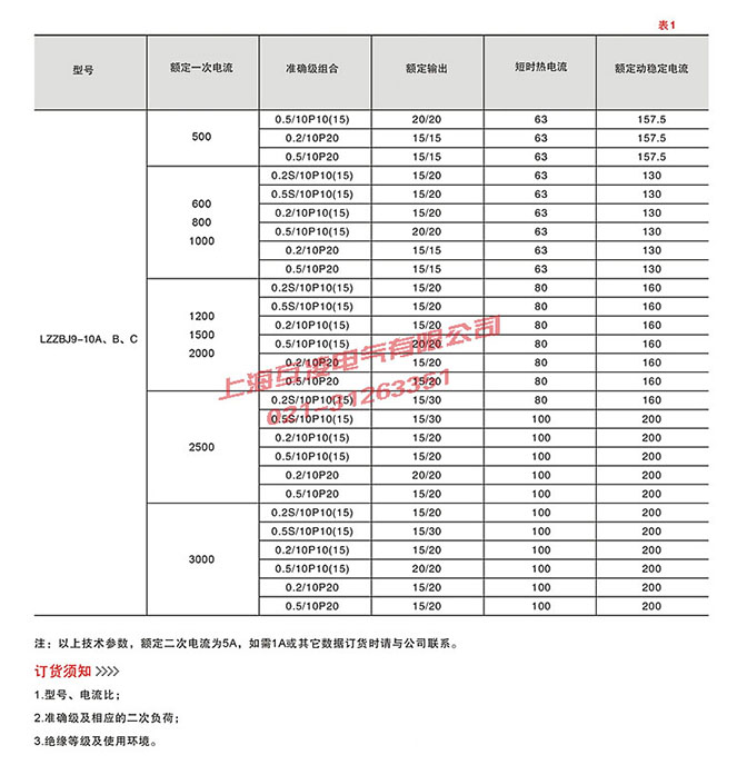 LZZBJ9-10A1G電流互感器尺寸