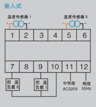 W2K-2P(TH)溫度控制器接線圖